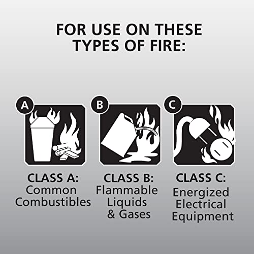 Kidde FA110 Multi Purpose Fire Extinguisher 1A10BC, 1 Pack
