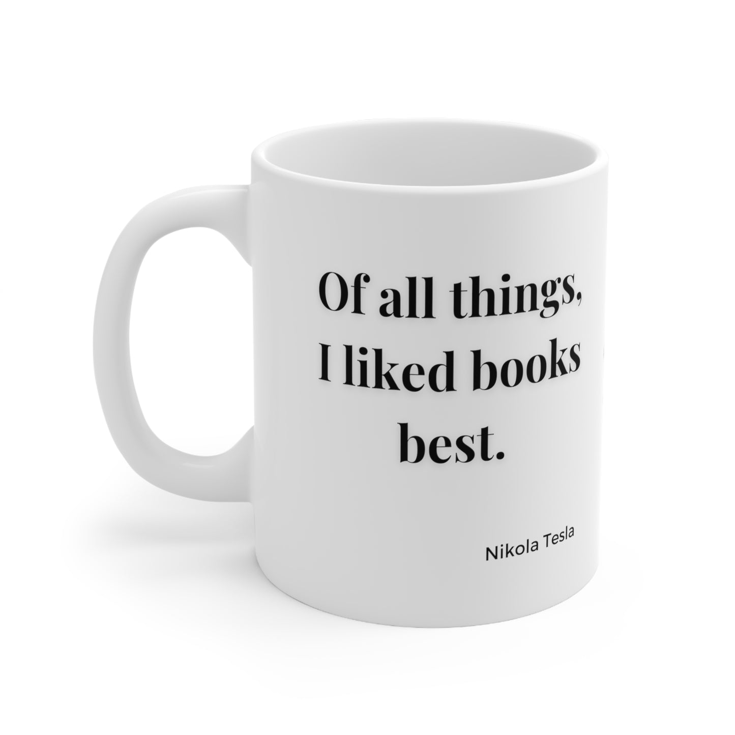 Nikola Tesla Books 11oz Mug