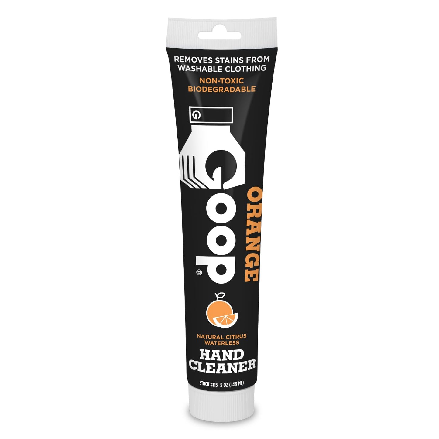 GOOP Orange Multi-Purpose Waterless Hand Cleaner and Stain Remover - 5 oz Tube