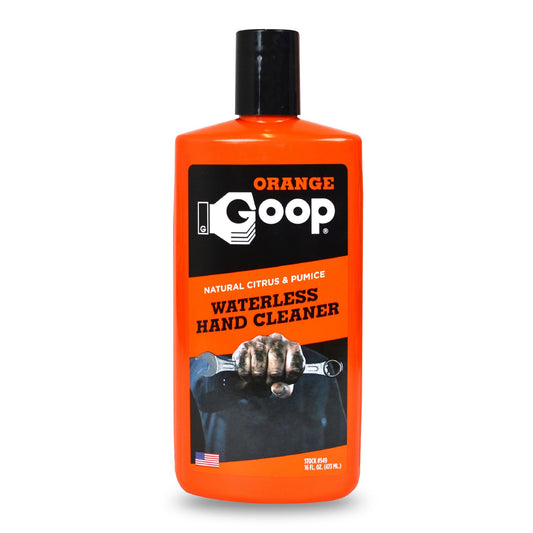 Orange Goop Liquid with Pumice Multi-Purpose Waterless Hand Cleaner - 16 oz Flip-Top Bottle